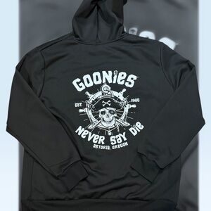 Goonies Black Graphic Hoodie - Never Say Die